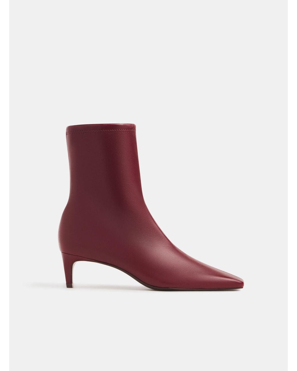 Reformation Red Remy Stretch Ankle Boot 5