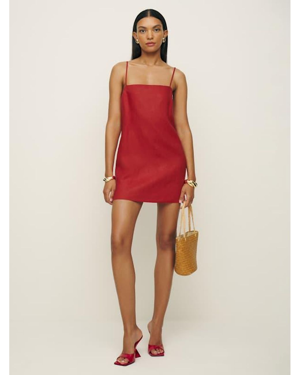 midi dress a line with sleeves Brown Embellished Long Sleeve Velvet Trim A-Line Midi Dress main image 1