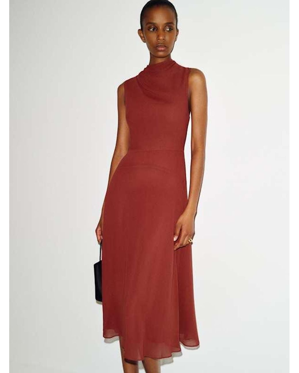 Reformation Red Marlette Dress
