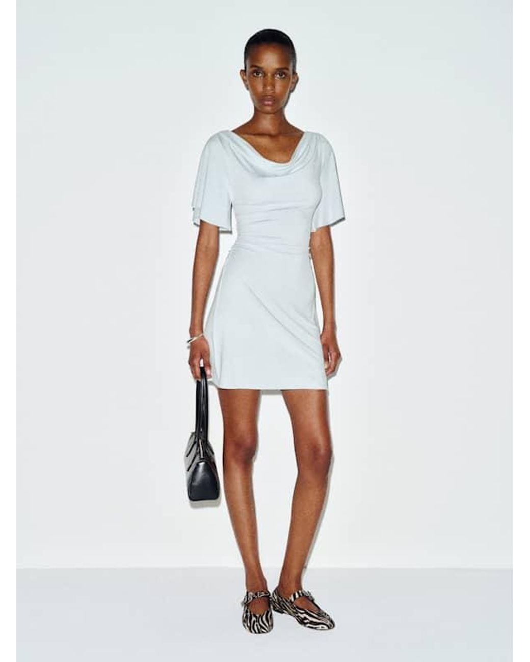 Reformation White Nina Knit Dress