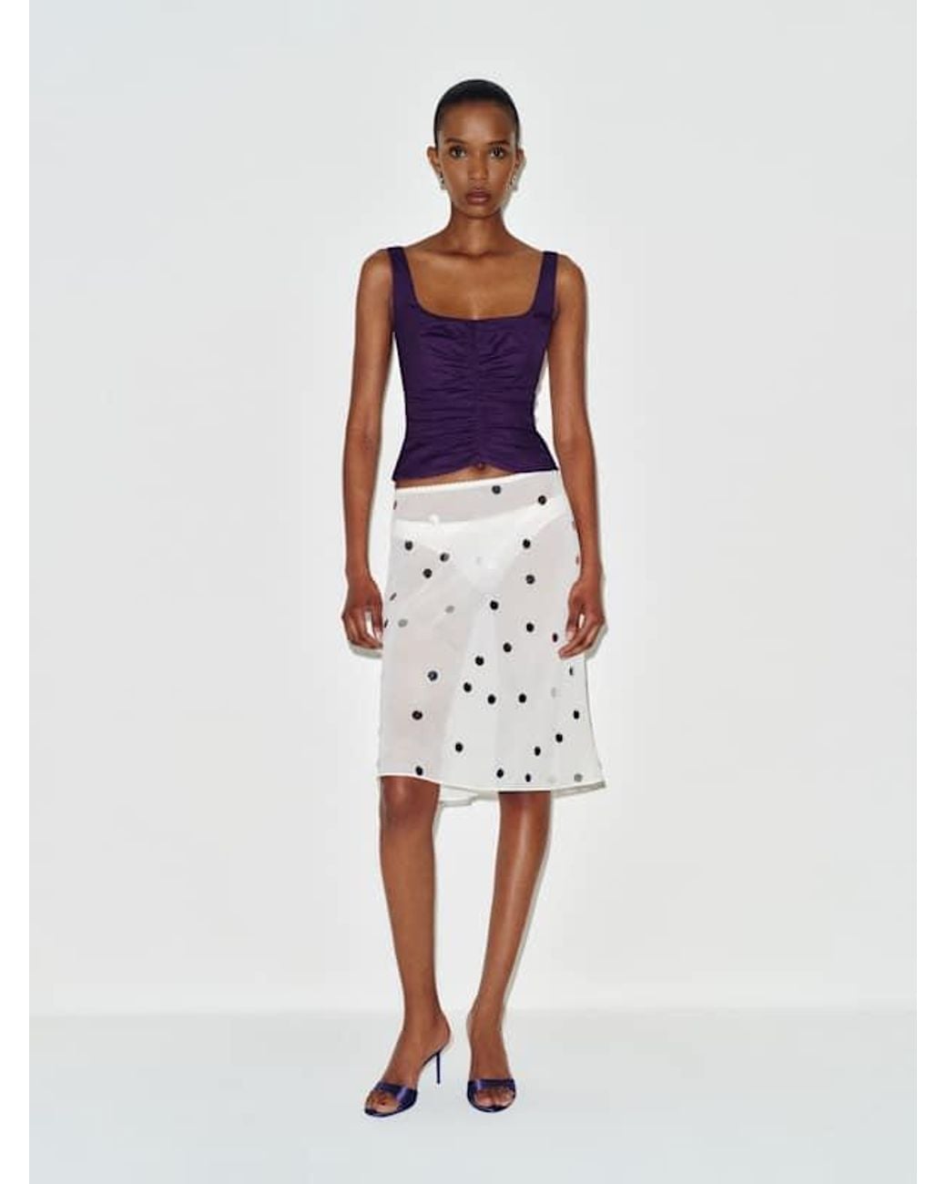 Reformation Blue Thistle Top 0