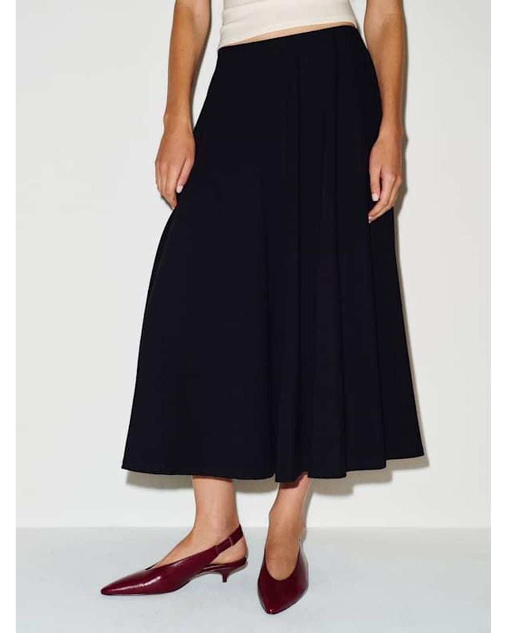 Reformation Natural Esti Knit Skirt