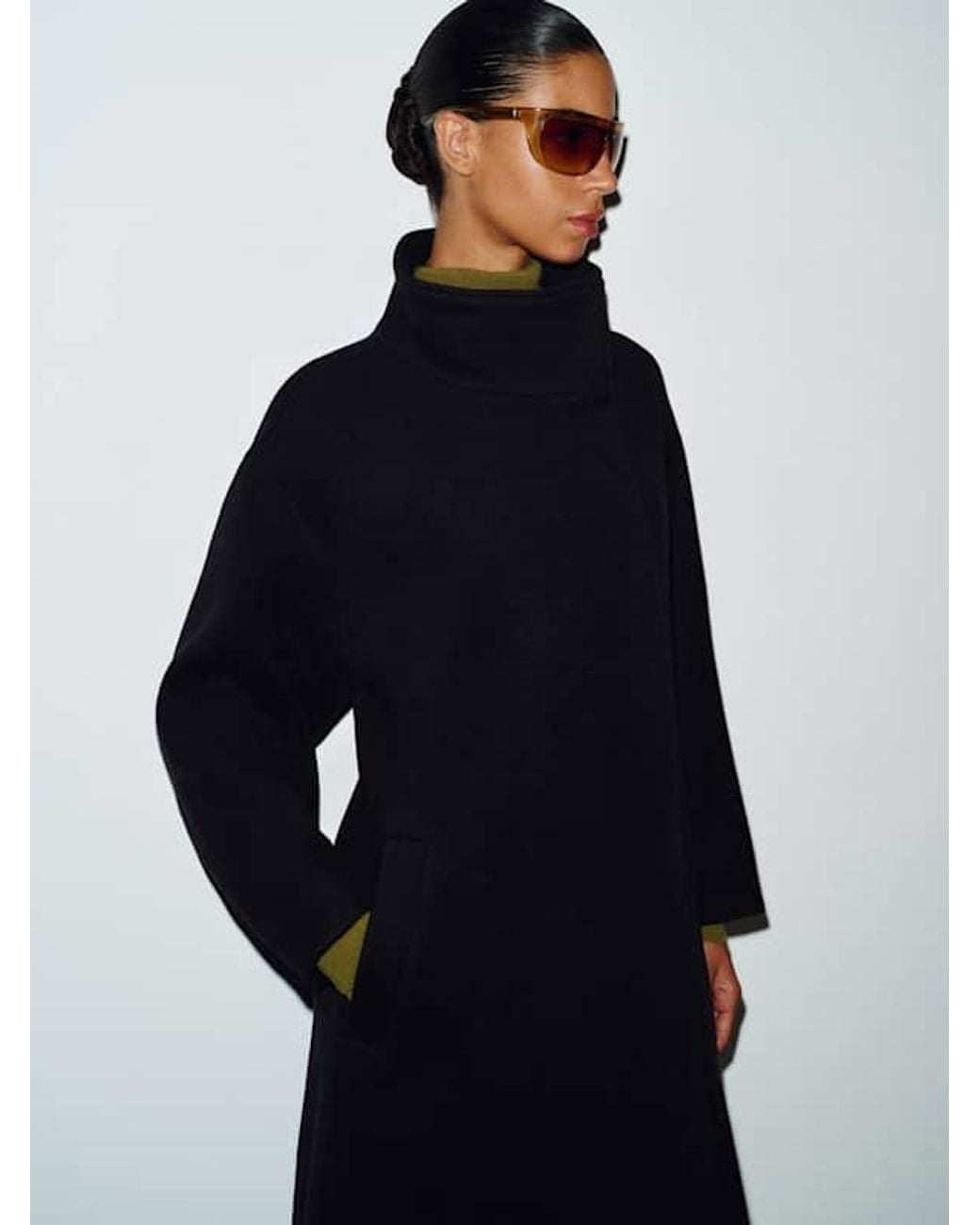Reformation Blue Addison Coat