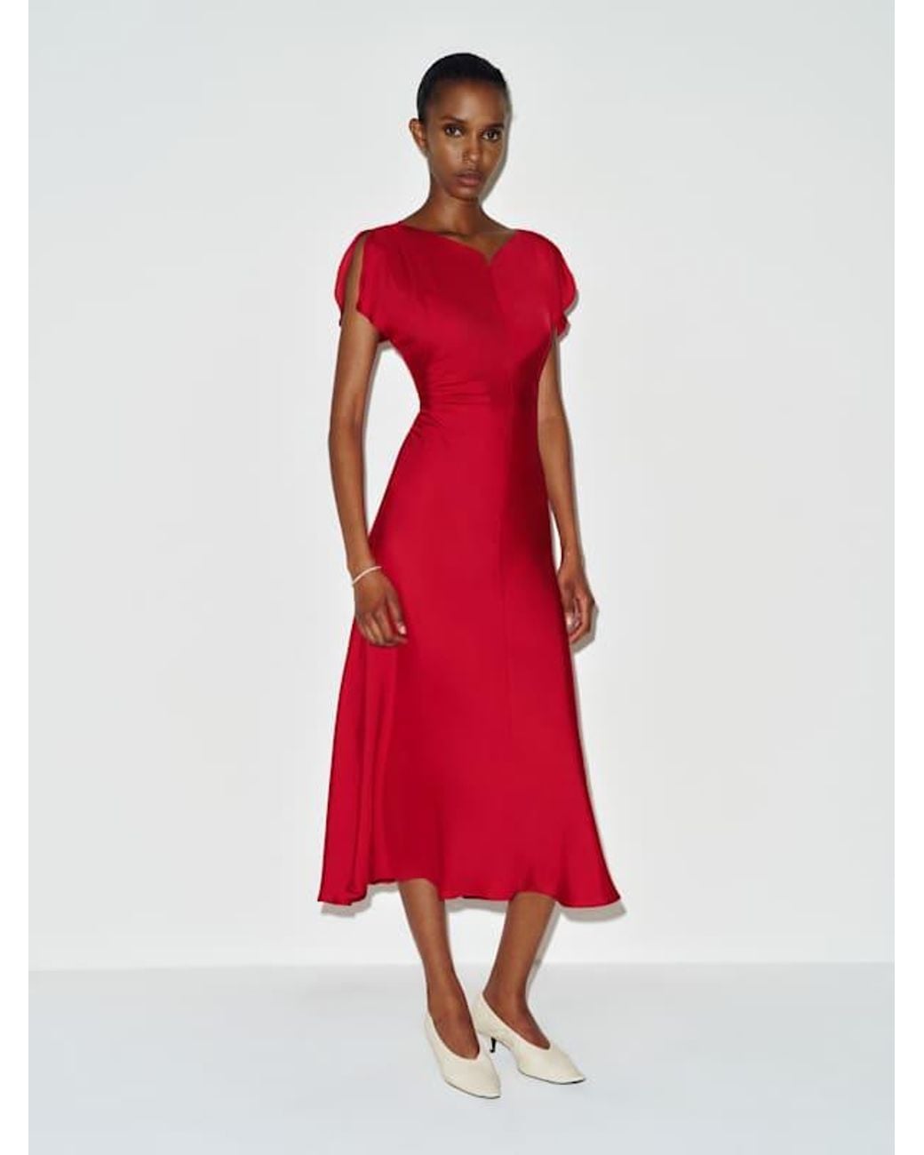 Reformation Red Tierra Dress 0