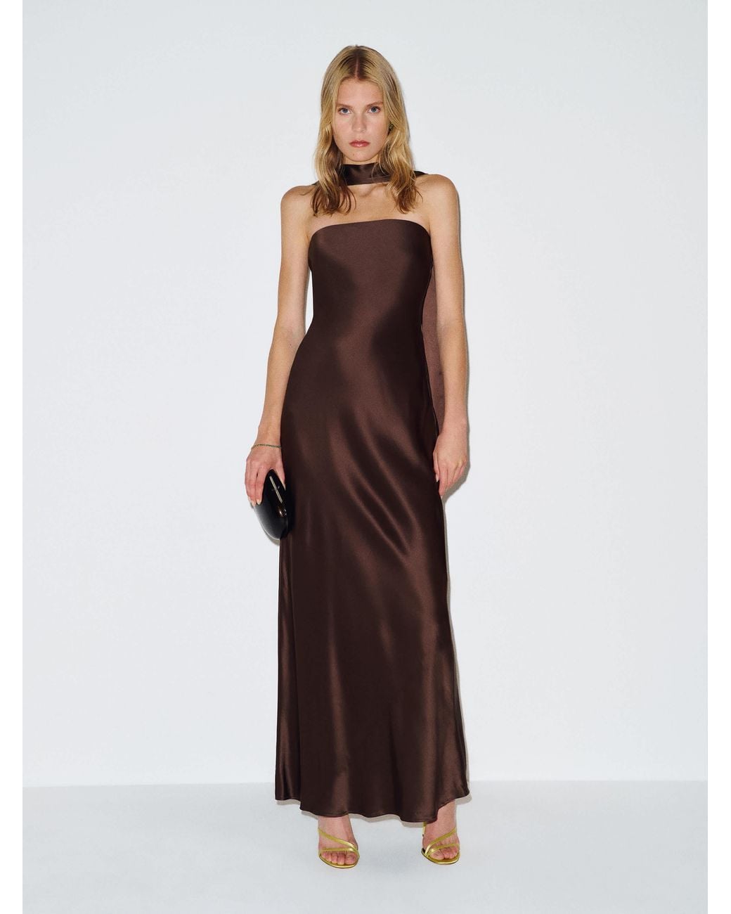 Reformation Multicolor Oren Silk Dress