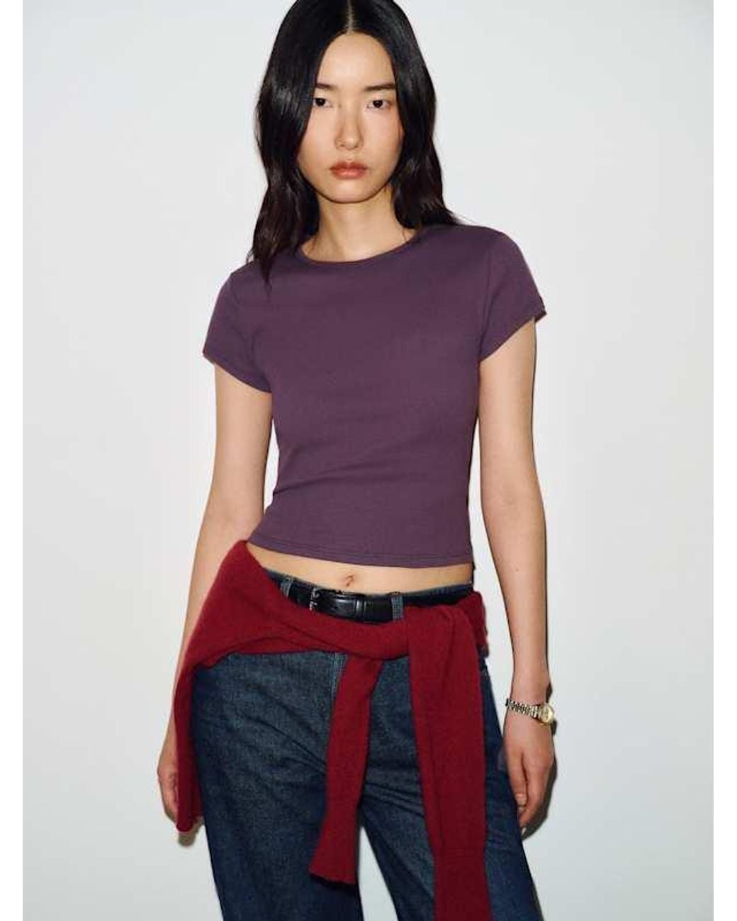Reformation Blue Muse T-Shirt