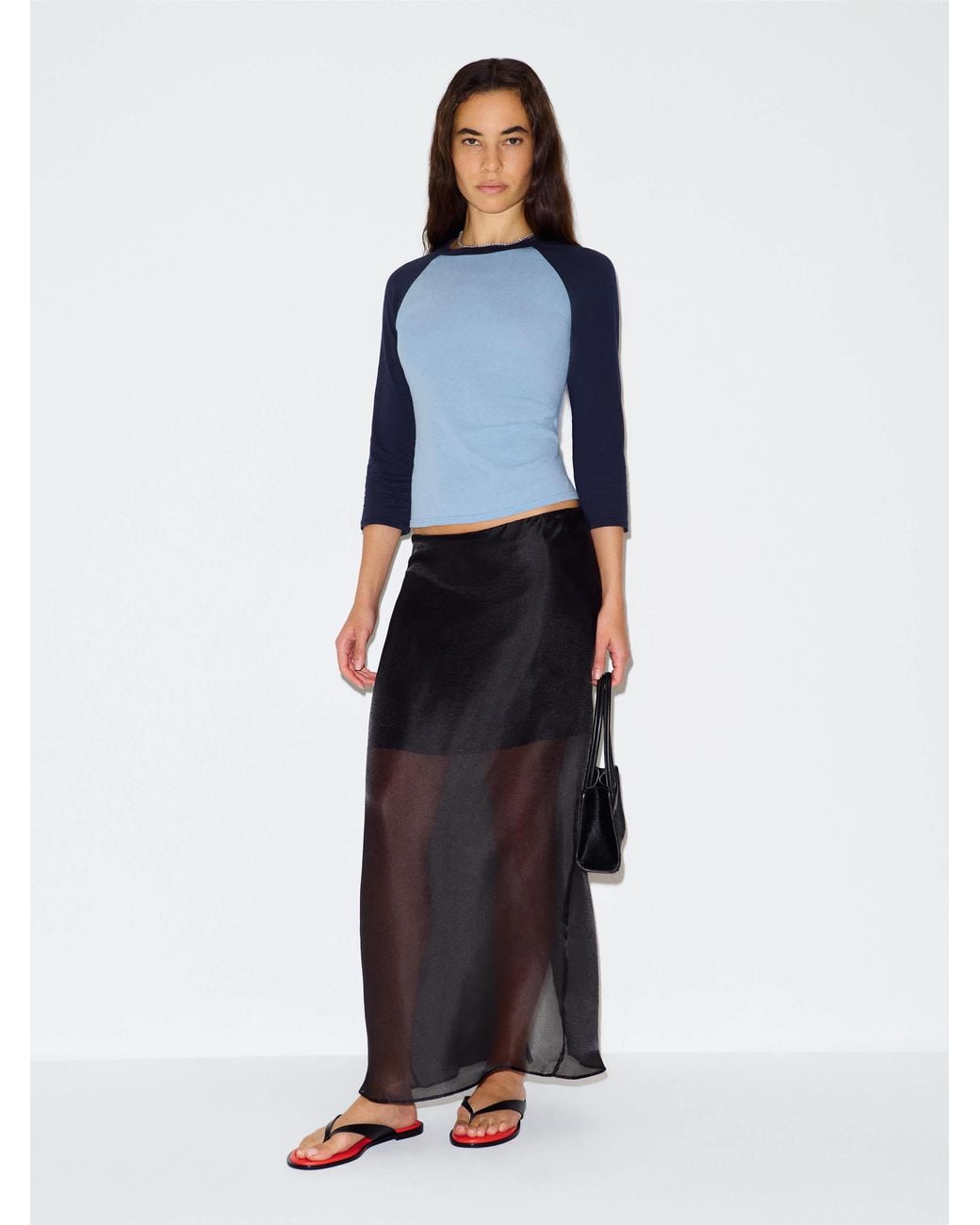 Reformation Blue Noelle T-Shirt