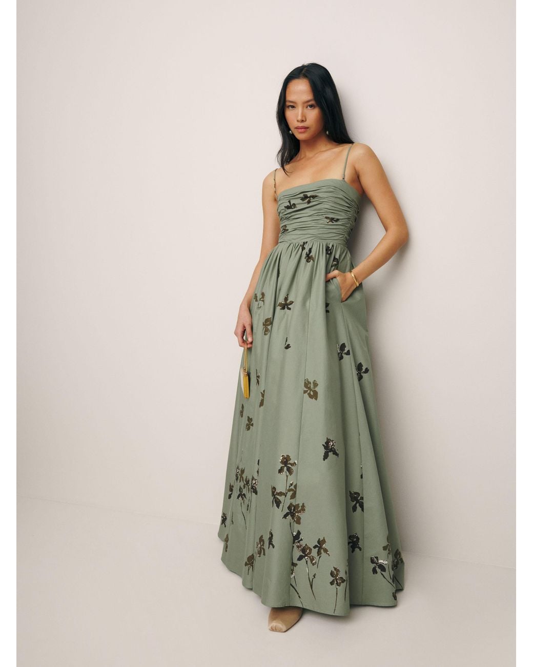 kastoria dress golden hour Reformation Kastoria Dress Golden Hour by Reformation