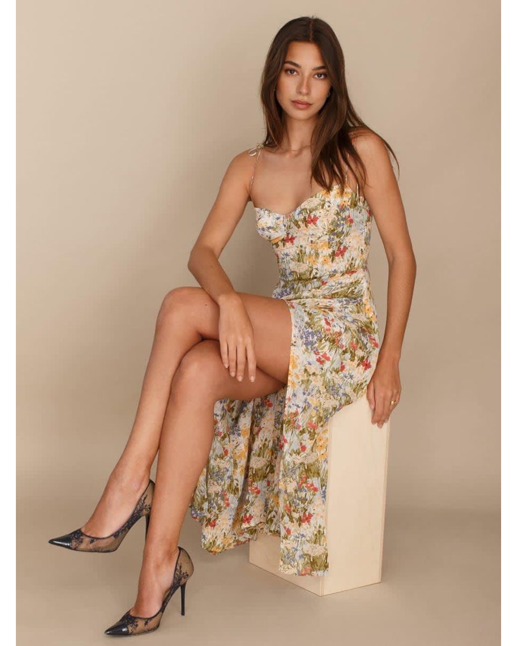 Reformation Kourtney Dress Lyst UK