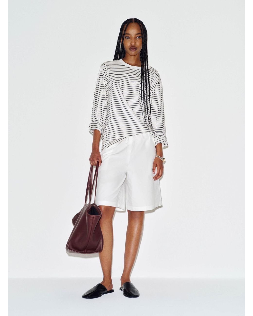 Reformation White Sandy Short