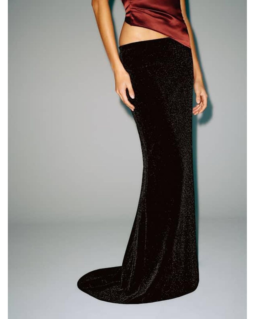Reformation Multicolor Jayne Knit Skirt Velvet