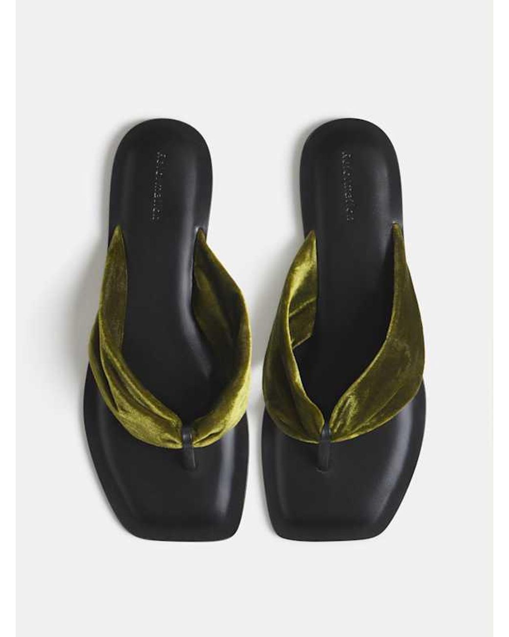 Reformation Green Larsen Thong Sandal 5