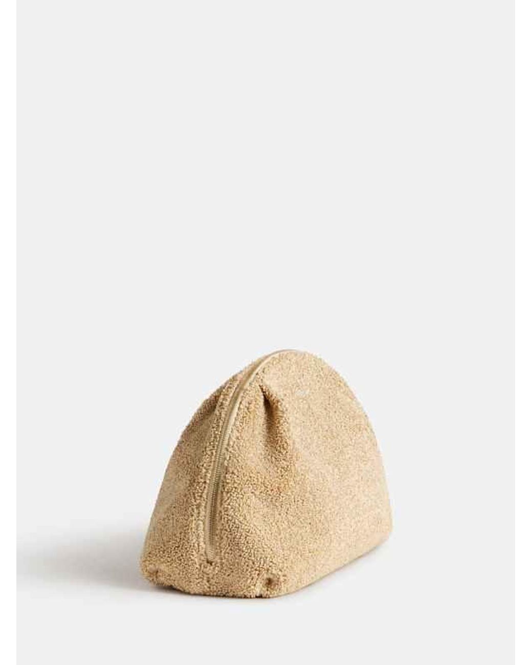 Reformation Blue Molly Maude Clutch Raffia