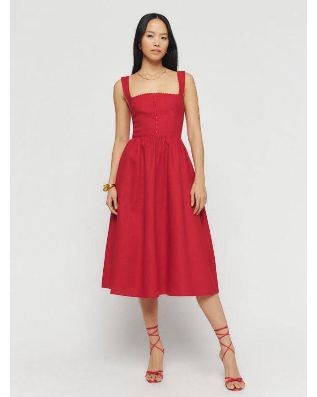 chinese dress ladies Alberta Red Dress