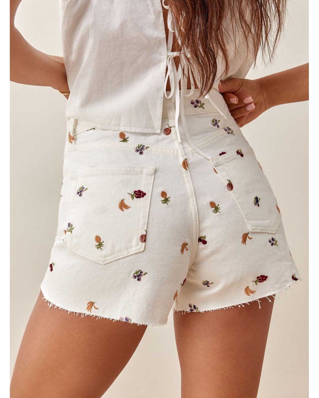 Reformation Denim Charlie Fruitloops 