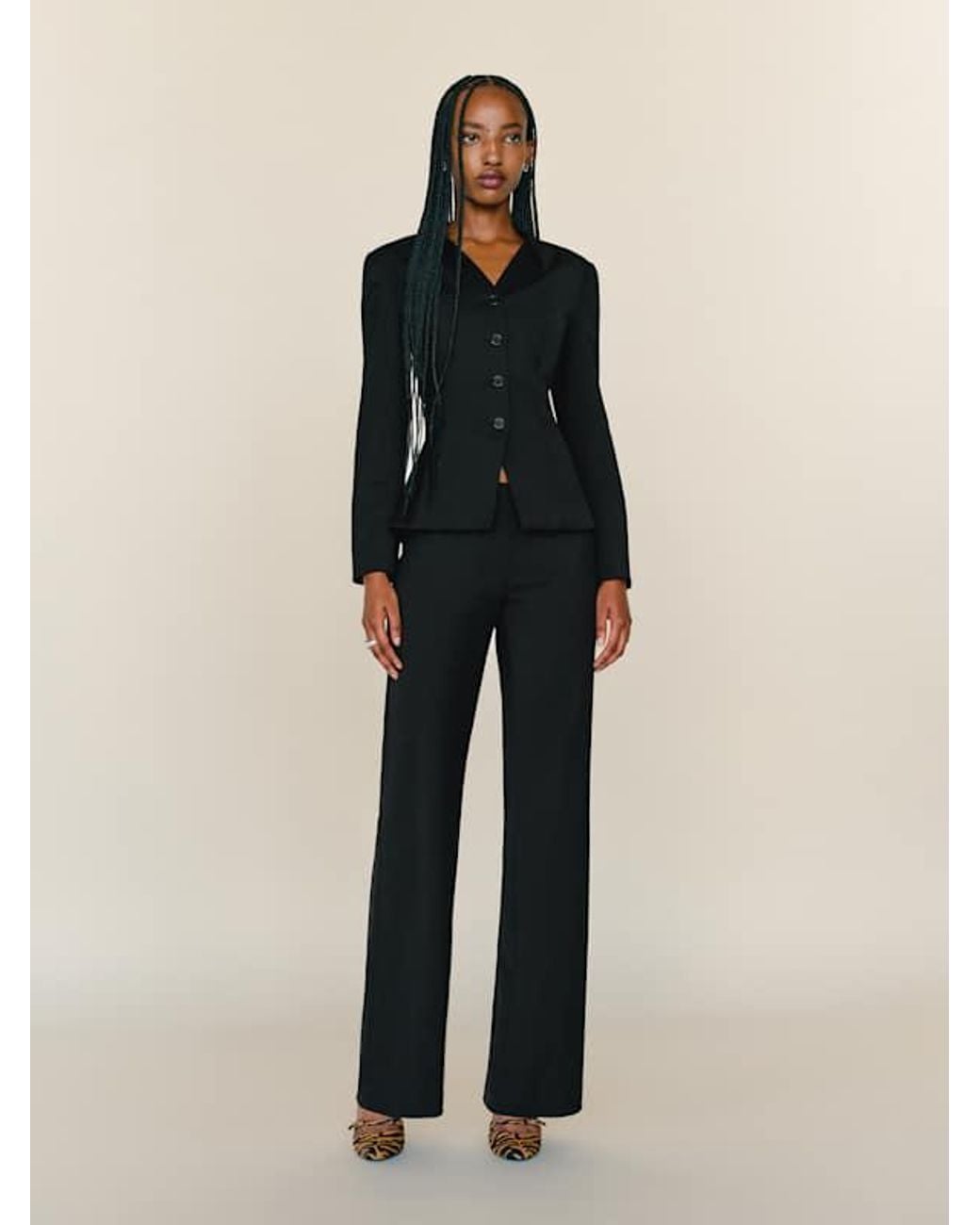 Reformation Blue Dasha Blazer