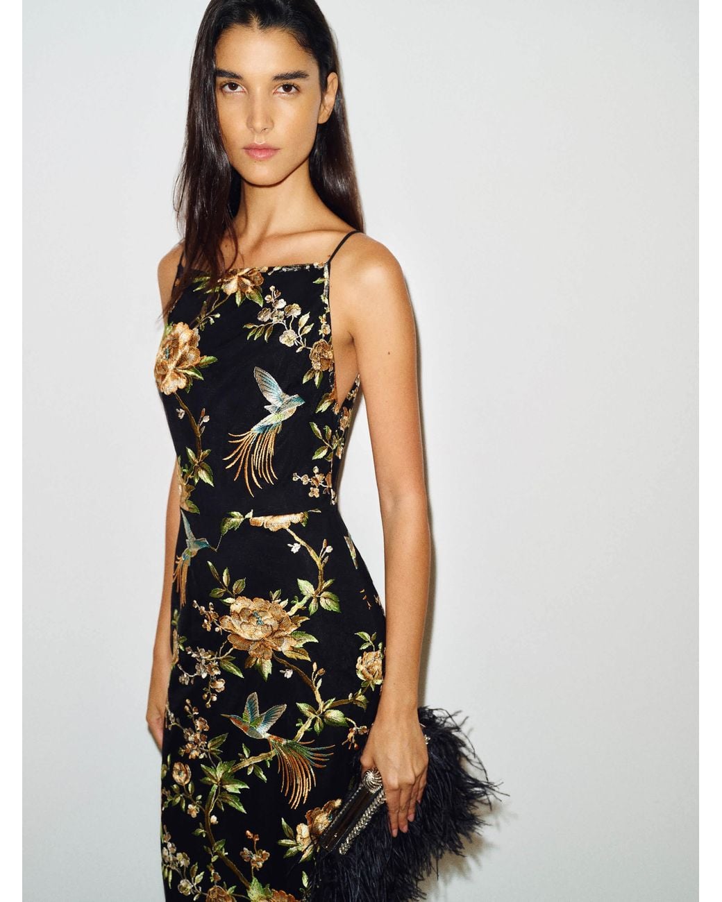 Reformation Black Mariam Dress
