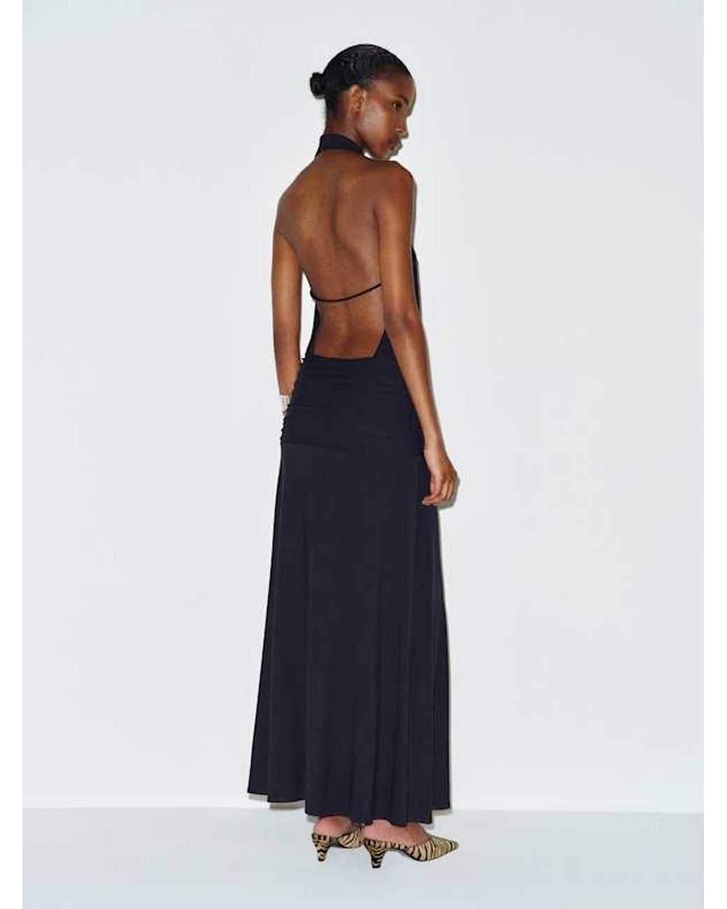Reformation Blue Anya Knit Dress