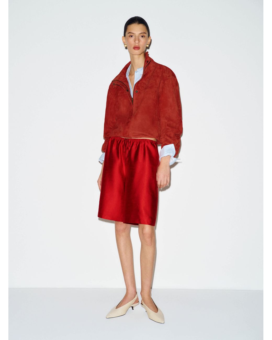 Reformation Red Sandy Short