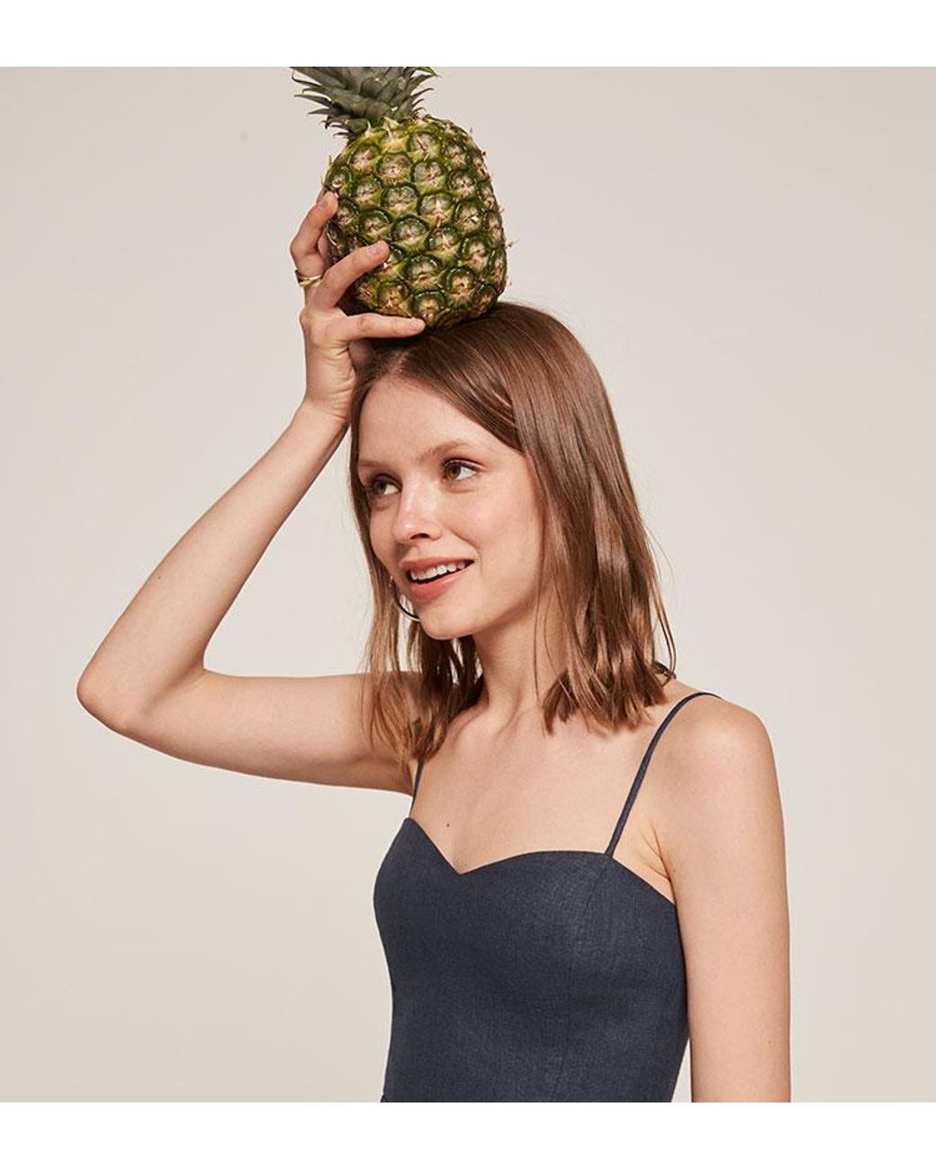 Reformation Olivia Dress in Blue | Lyst