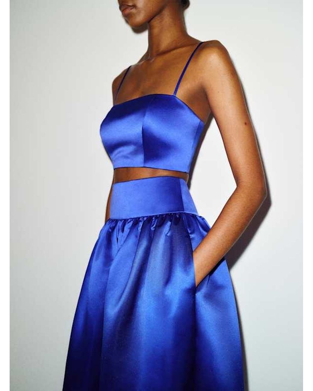 Reformation Blue Landon Two Piece 0