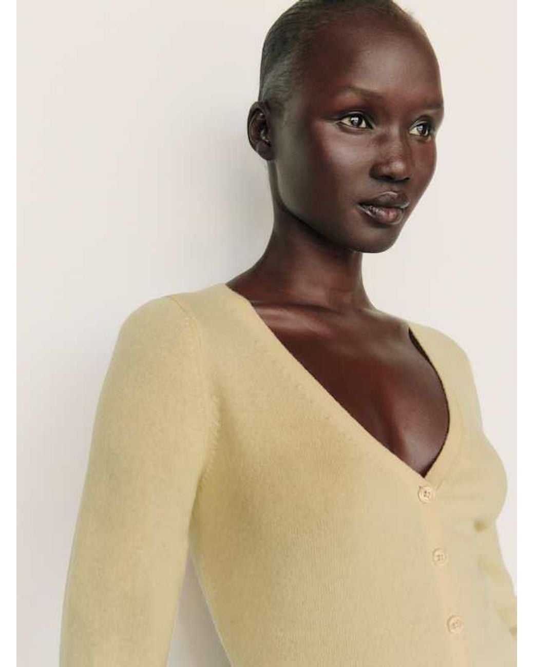Reformation Natural Bloom Cashmere V