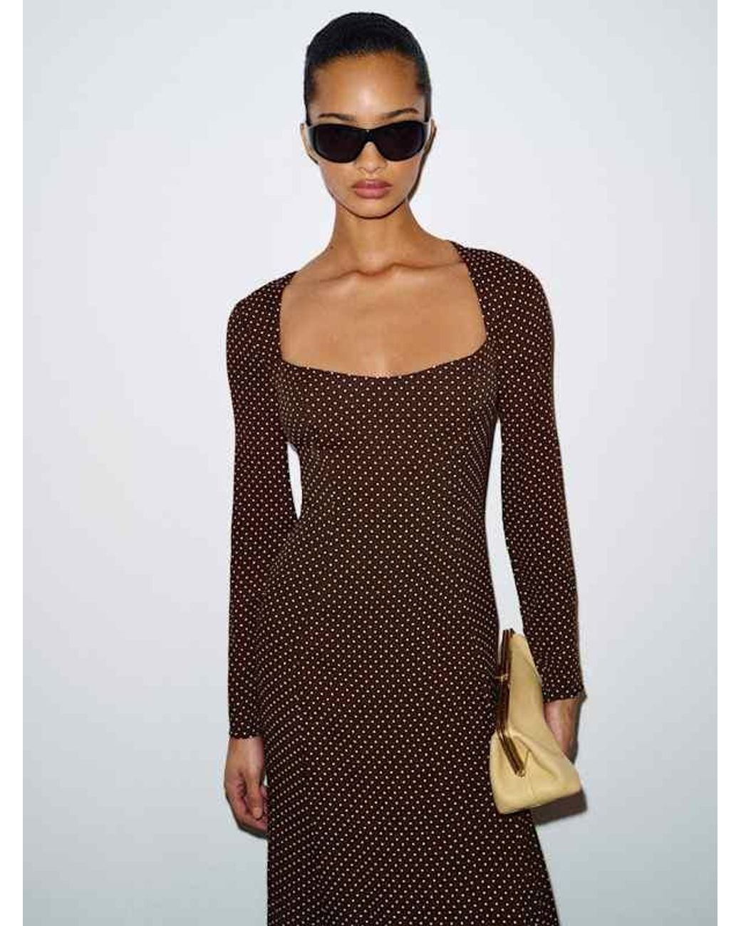 Reformation Brown Yarah Dress 0