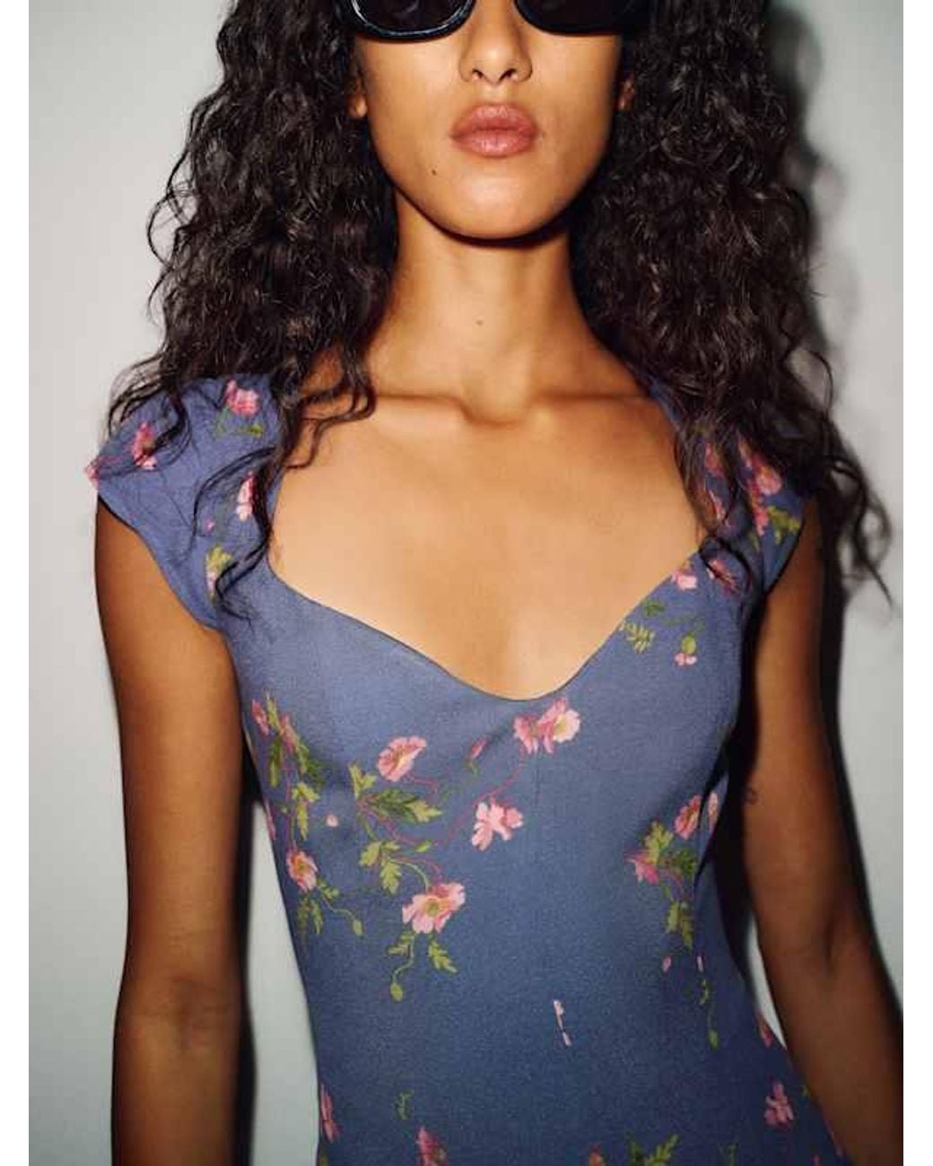 Reformation Blue Marny Dress 0