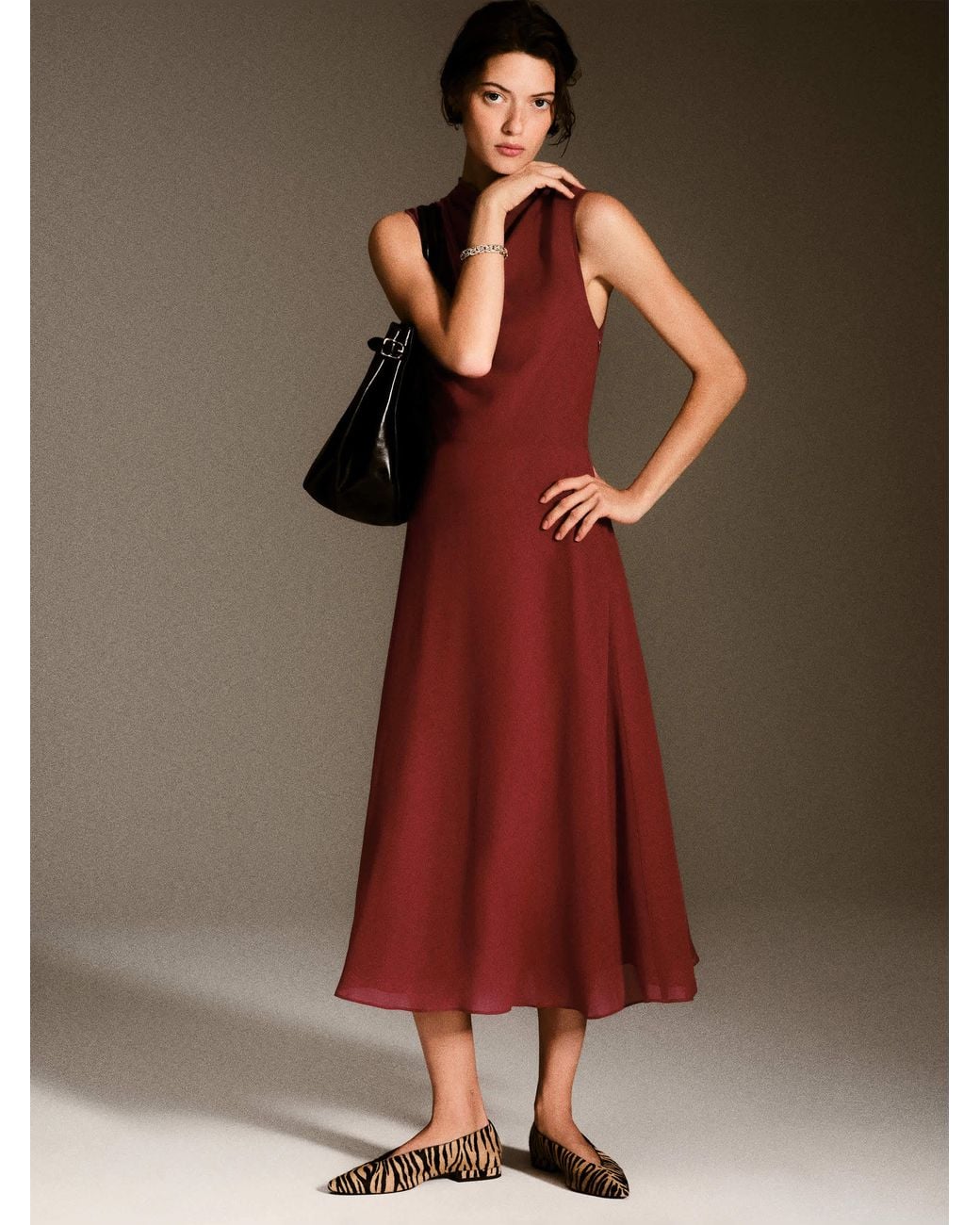 Reformation Red Marlette Dress