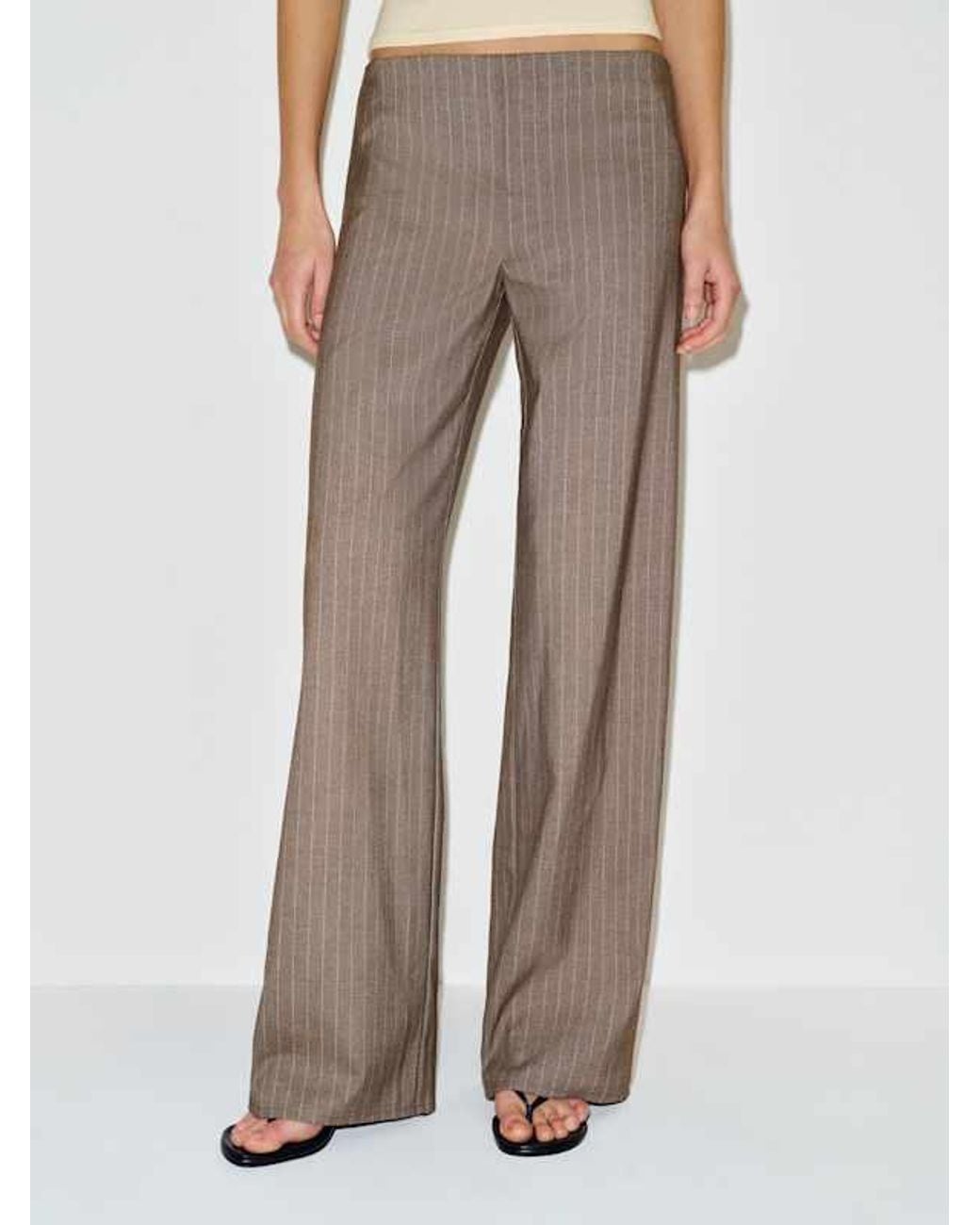 Reformation White Vida Low Rise Pant 0