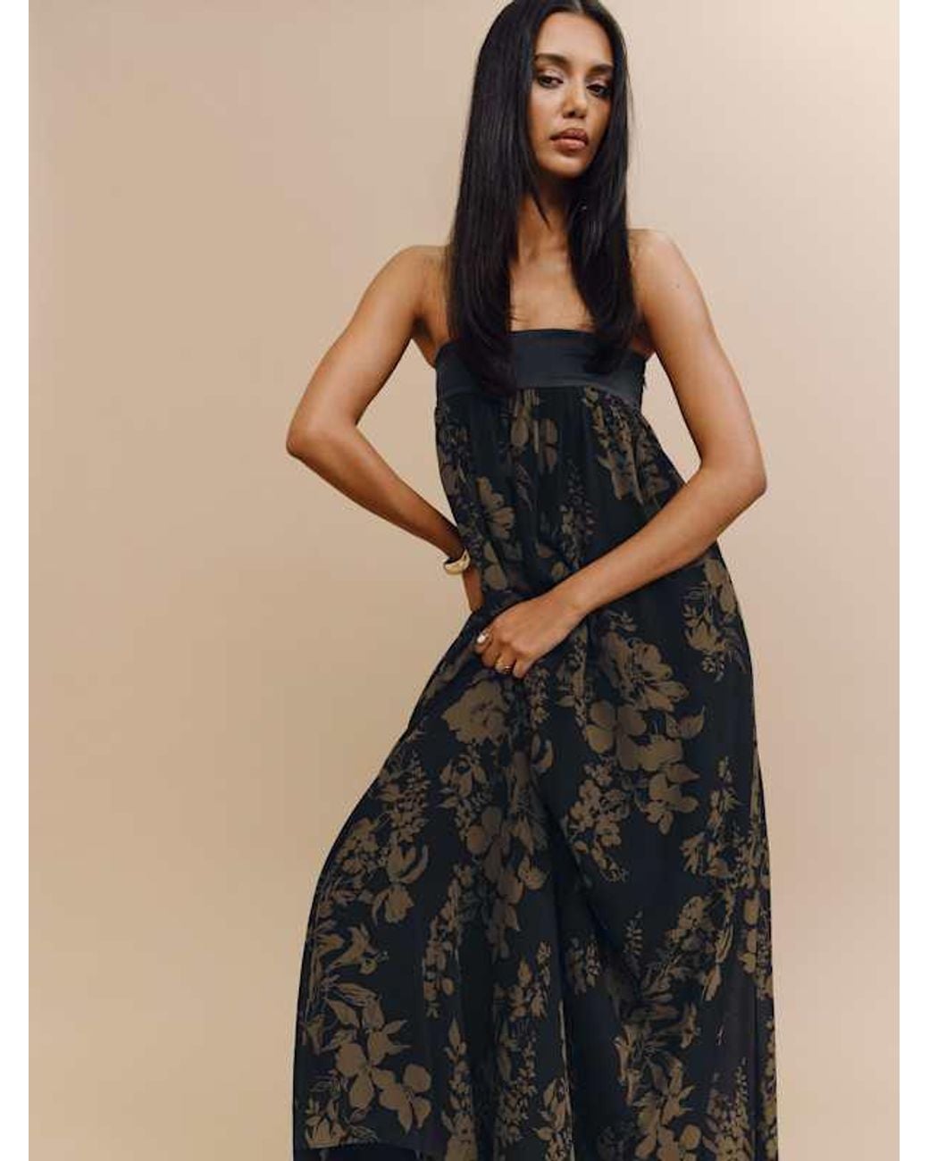 Reformation Maribelle Dress 0 in Natural | Lyst Reformation Maribelle Dress 0 in Natural | Lyst