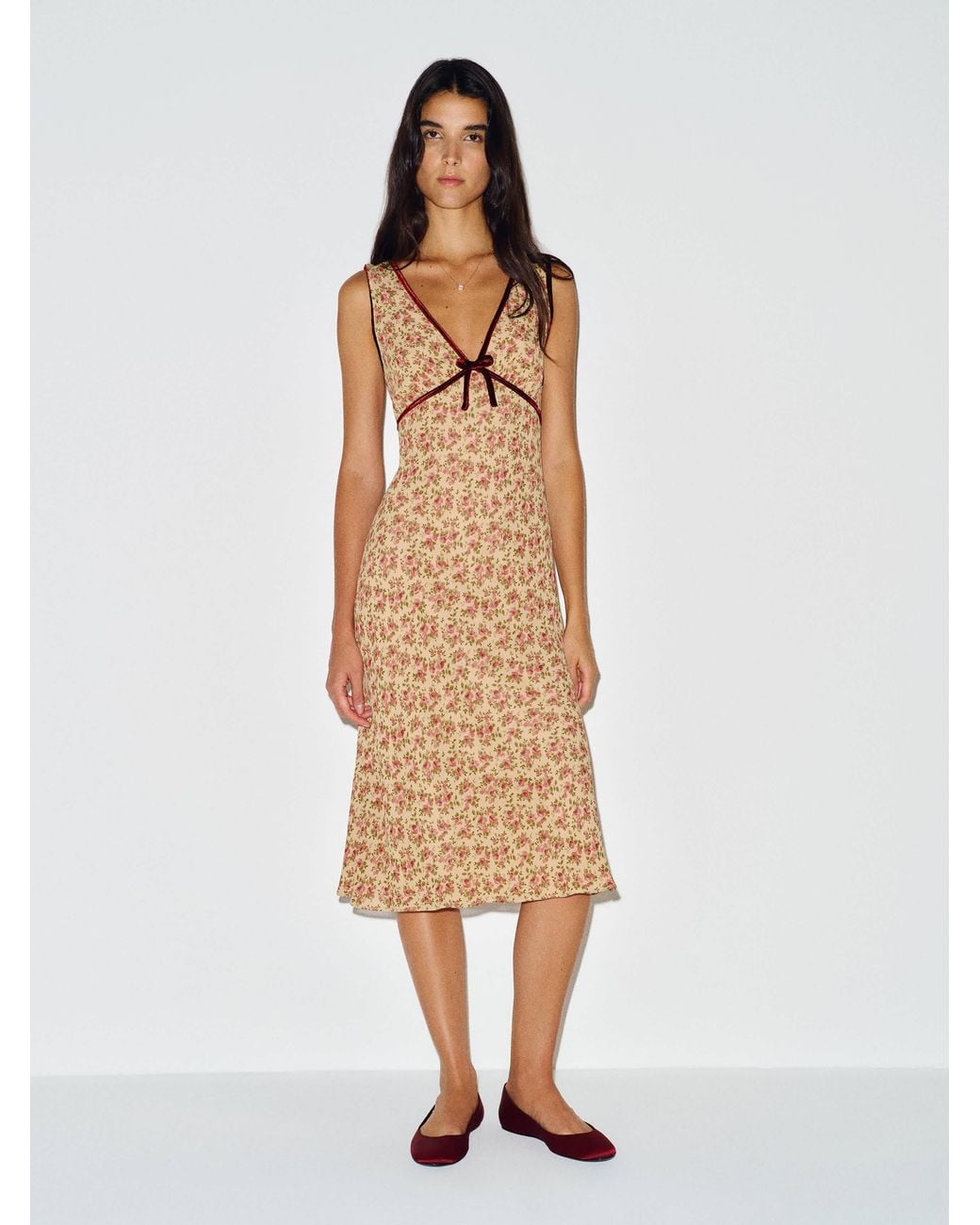 Reformation Natural Nomi Dress 0
