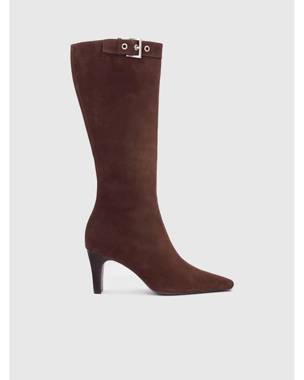 Reformation Brown Tatyana Knee Boot 5