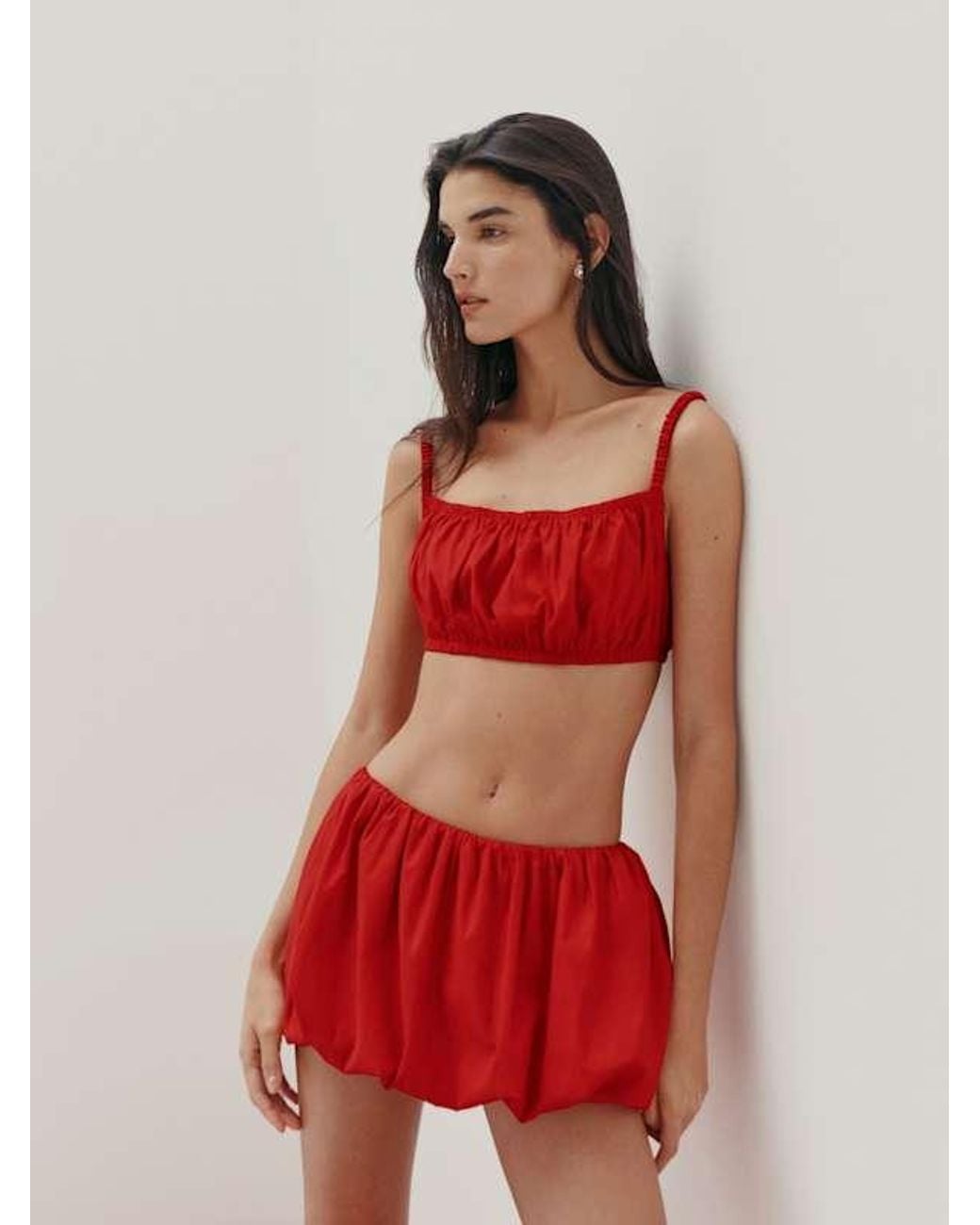 Reformation Red Sienna Two Piece