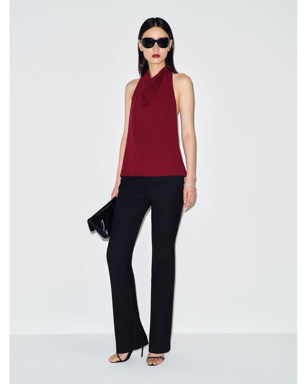 Reformation Red Ember Knit Top Deep