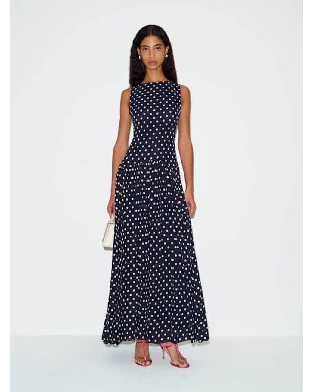 Reformation Blue Camella Dress 0