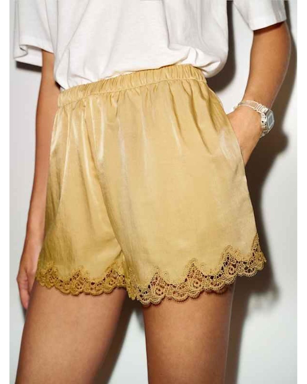 Reformation Blue Scottie Short