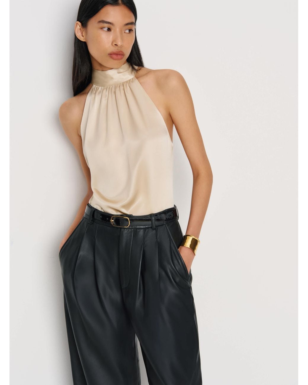 Reformation Brown Gertrude Cuff