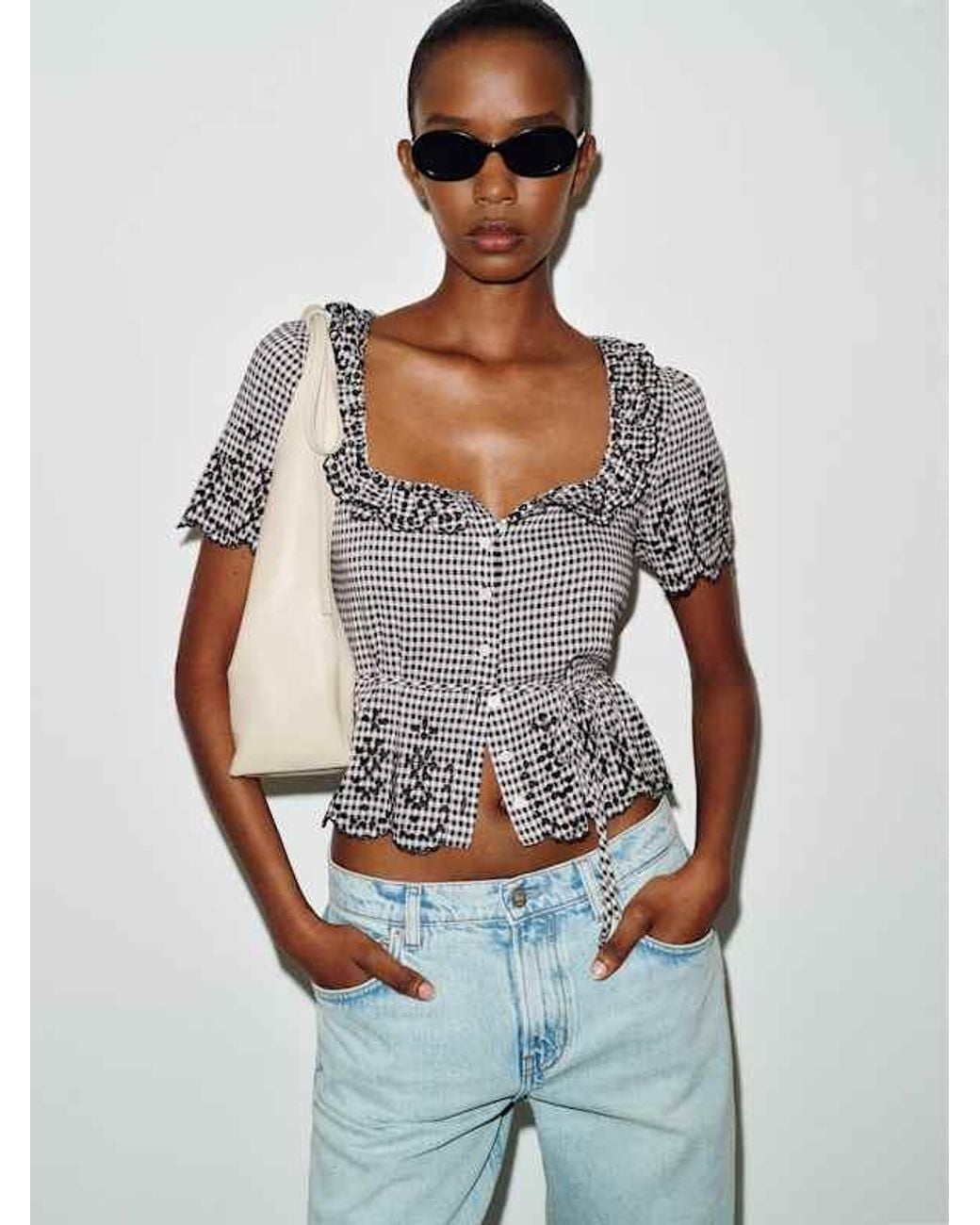 Reformation White Gabbie Top 0