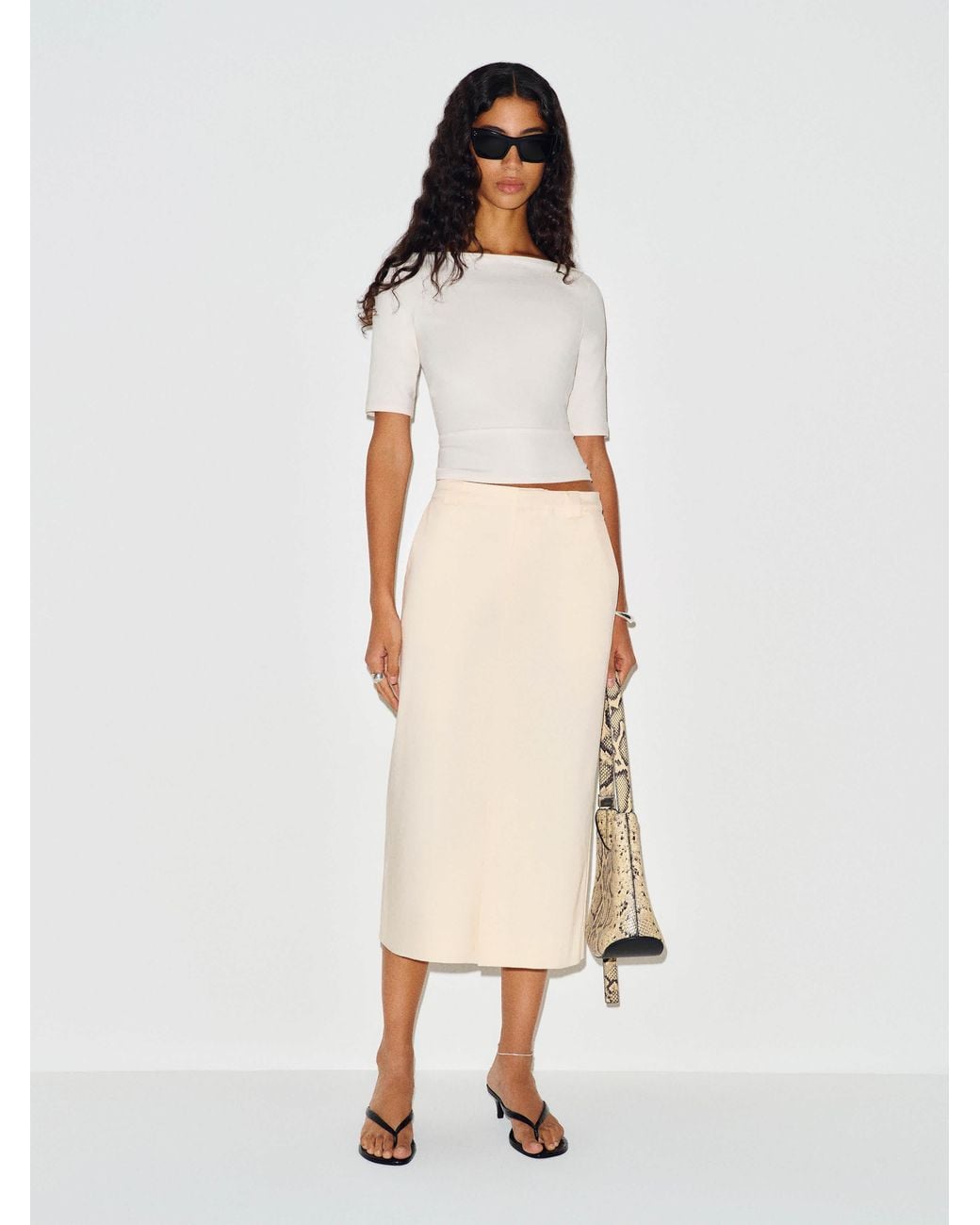 Reformation Natural Renee Skirt 2