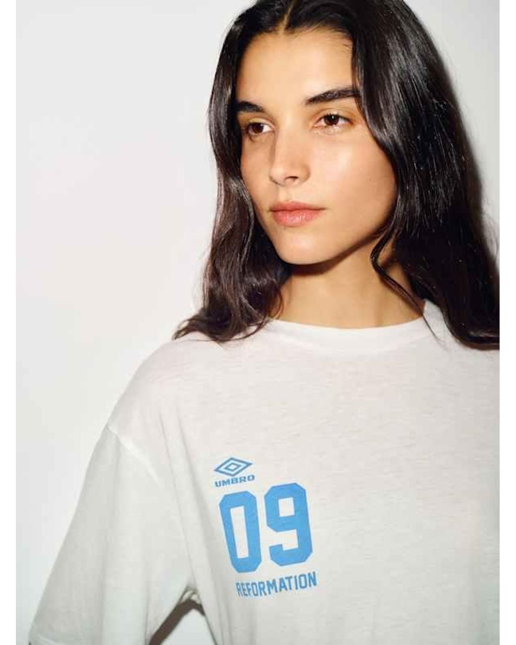 Reformation Black Noah Crew T-Shirt