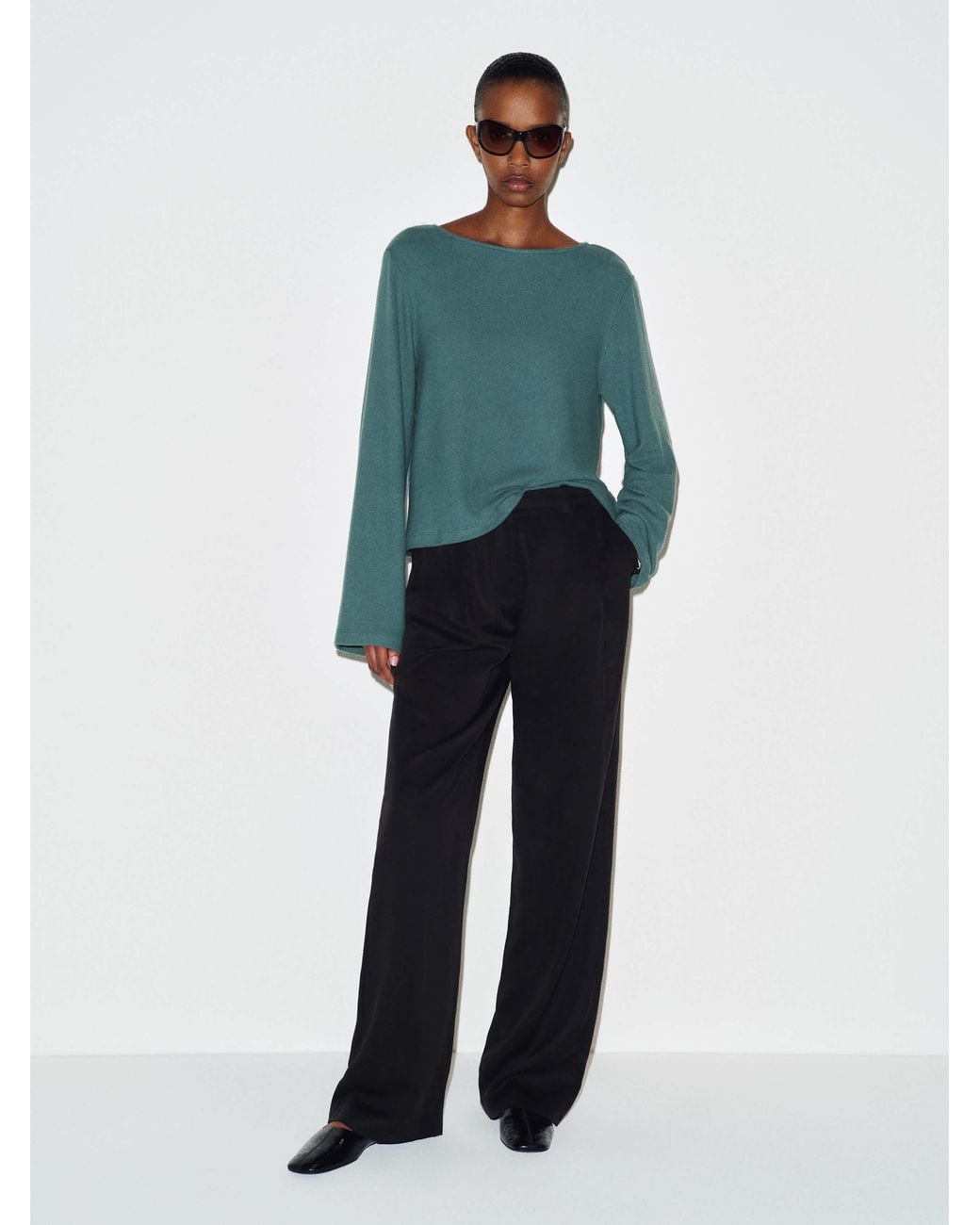 Reformation Blue Eternity Knit Top