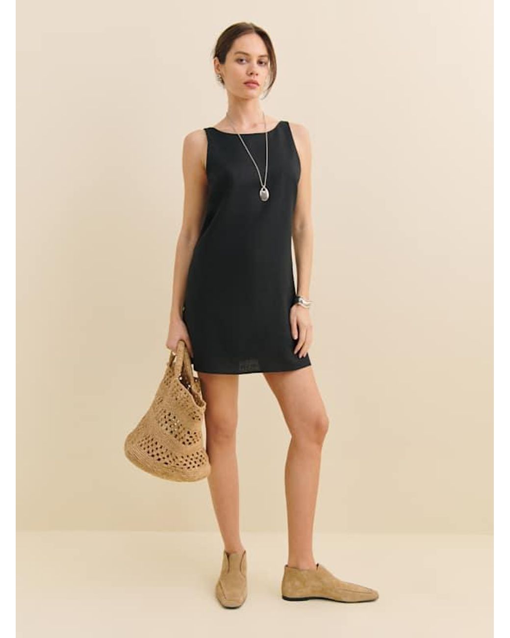 chinese dress ladies Dusty Rose Linen Dress - Loose Summer Women Dress