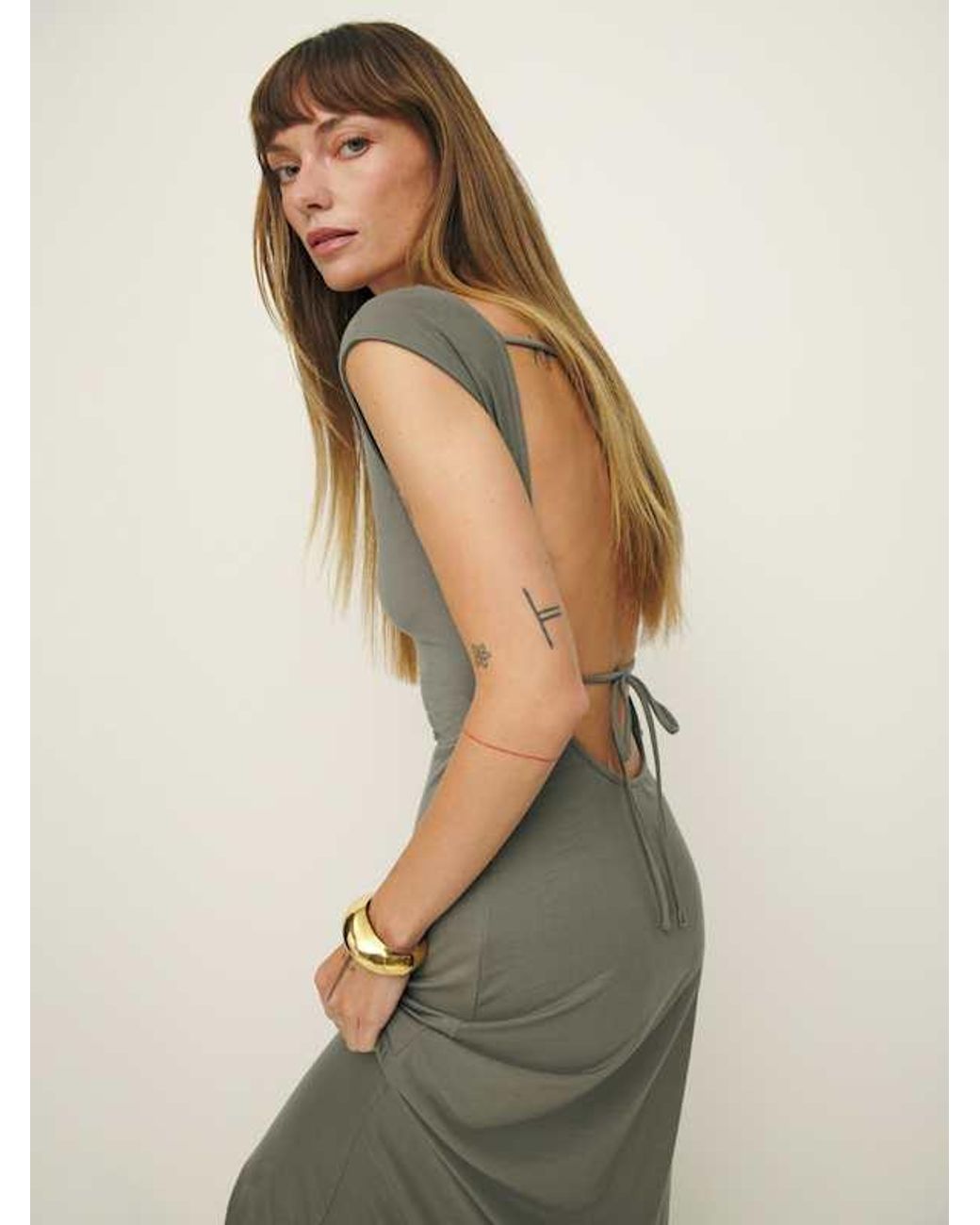 rushes raffia knit midi dress aje Rushes Raffia Knit Mini Dress | Black