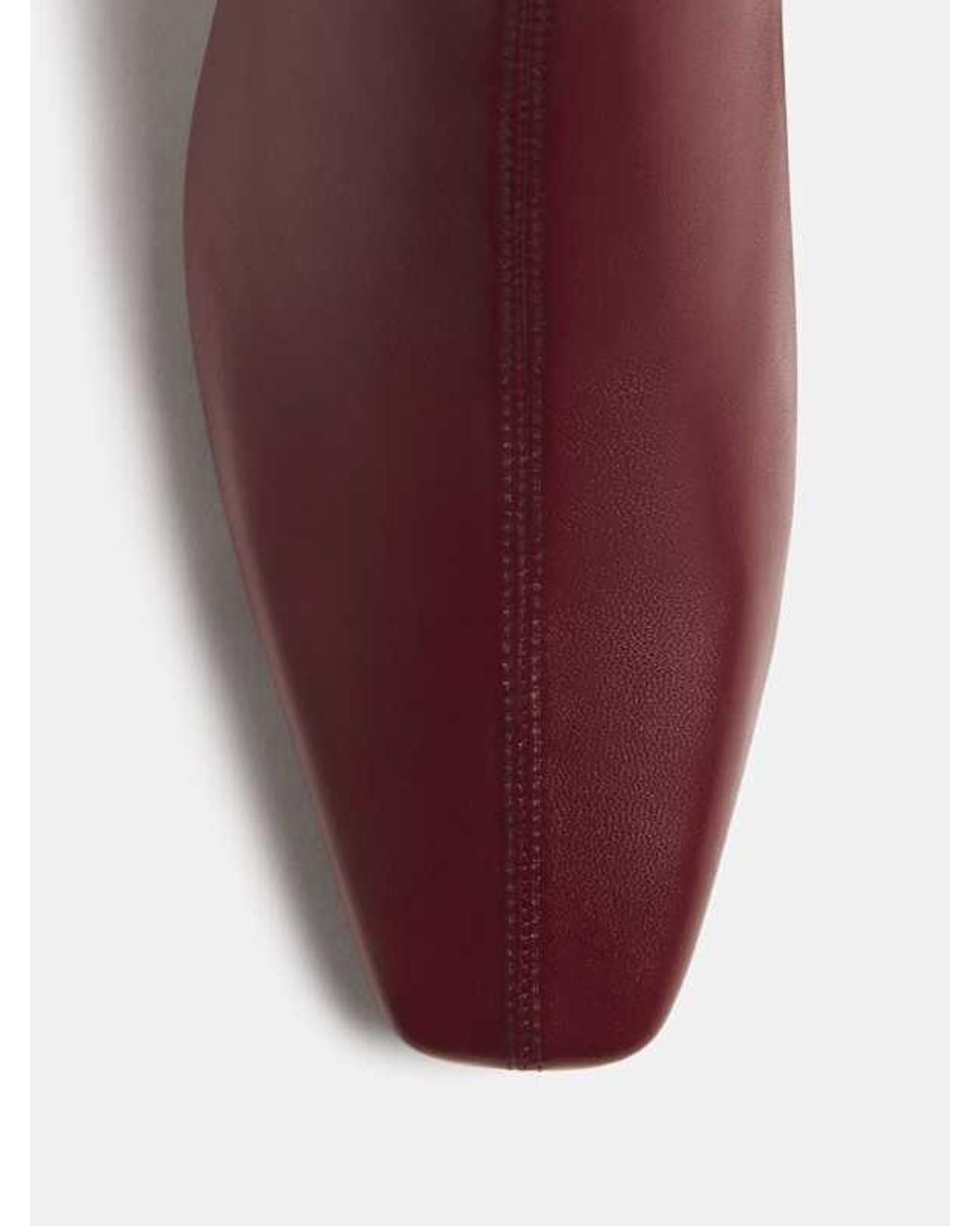 Reformation Red Remy Stretch Ankle Boot 5