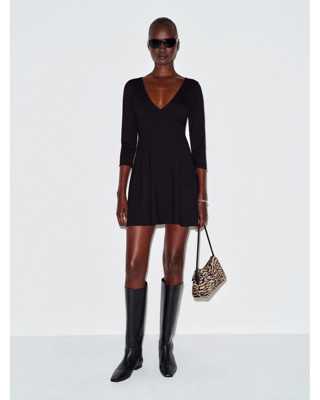Reformation White Beba Knit Dress