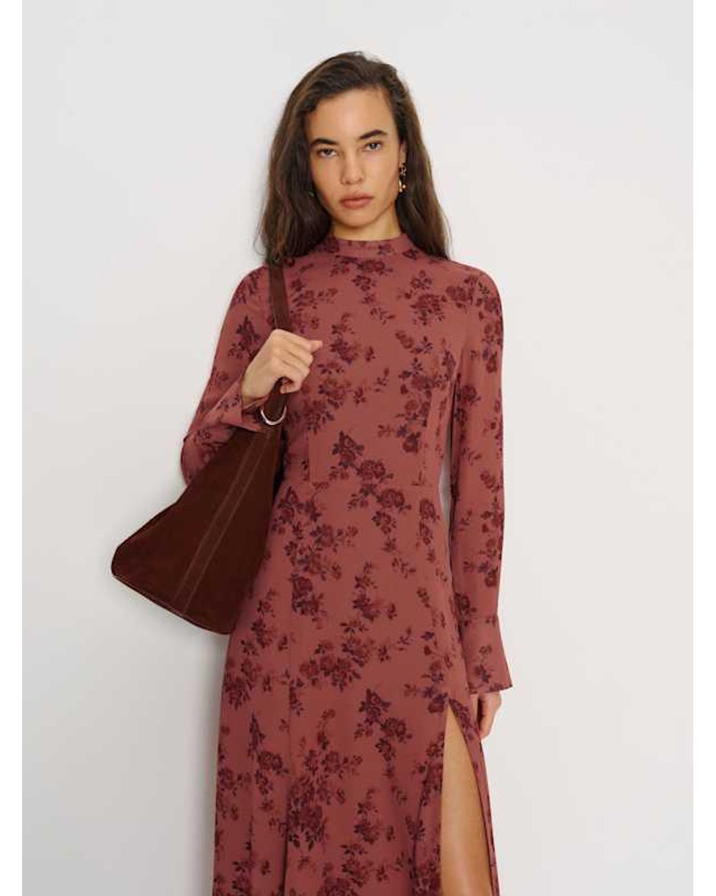 Reformation Red Micayla Dress
