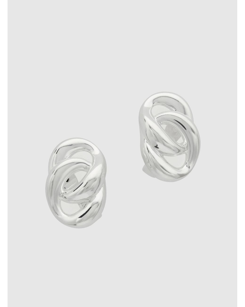 Reformation White Joan Earrings