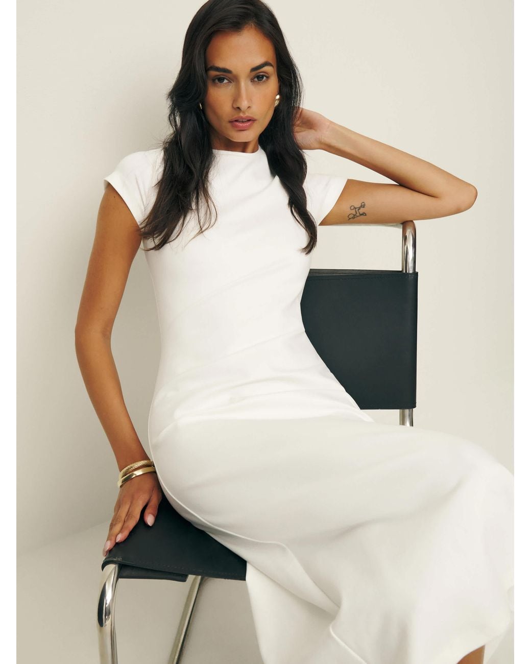 knit wrap dress mini Lauren Metallic Knit Mini main image 0