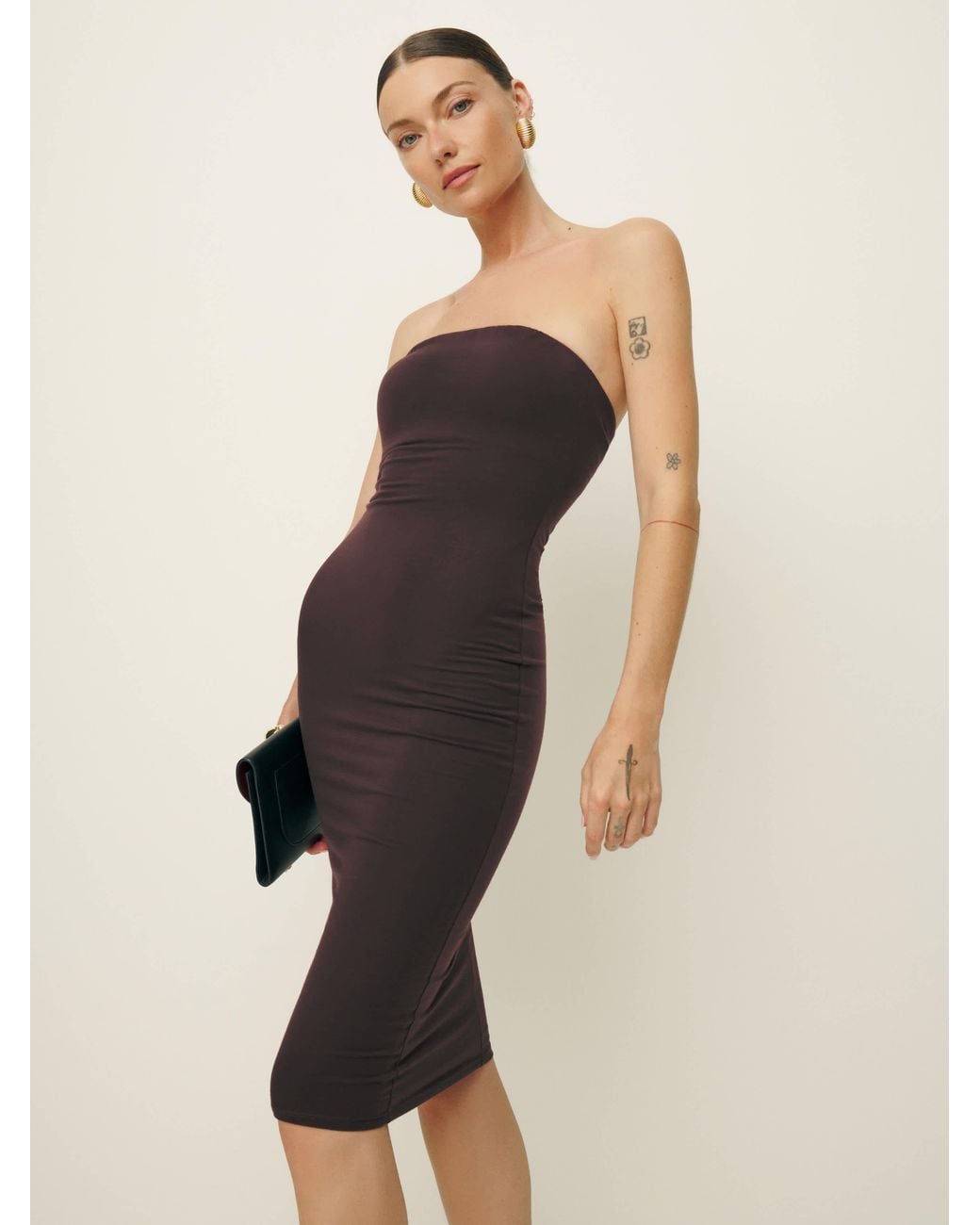 Reformation Natural Etta Knit Dress